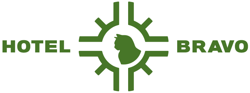 hotel bravo logo, grn transparent